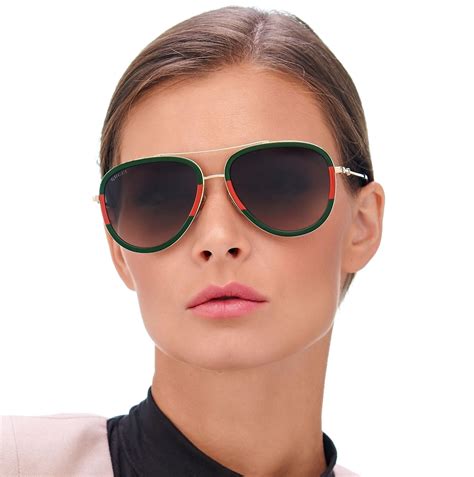 gucci sunglasses green and re|gg0062s Gucci sunglasses.